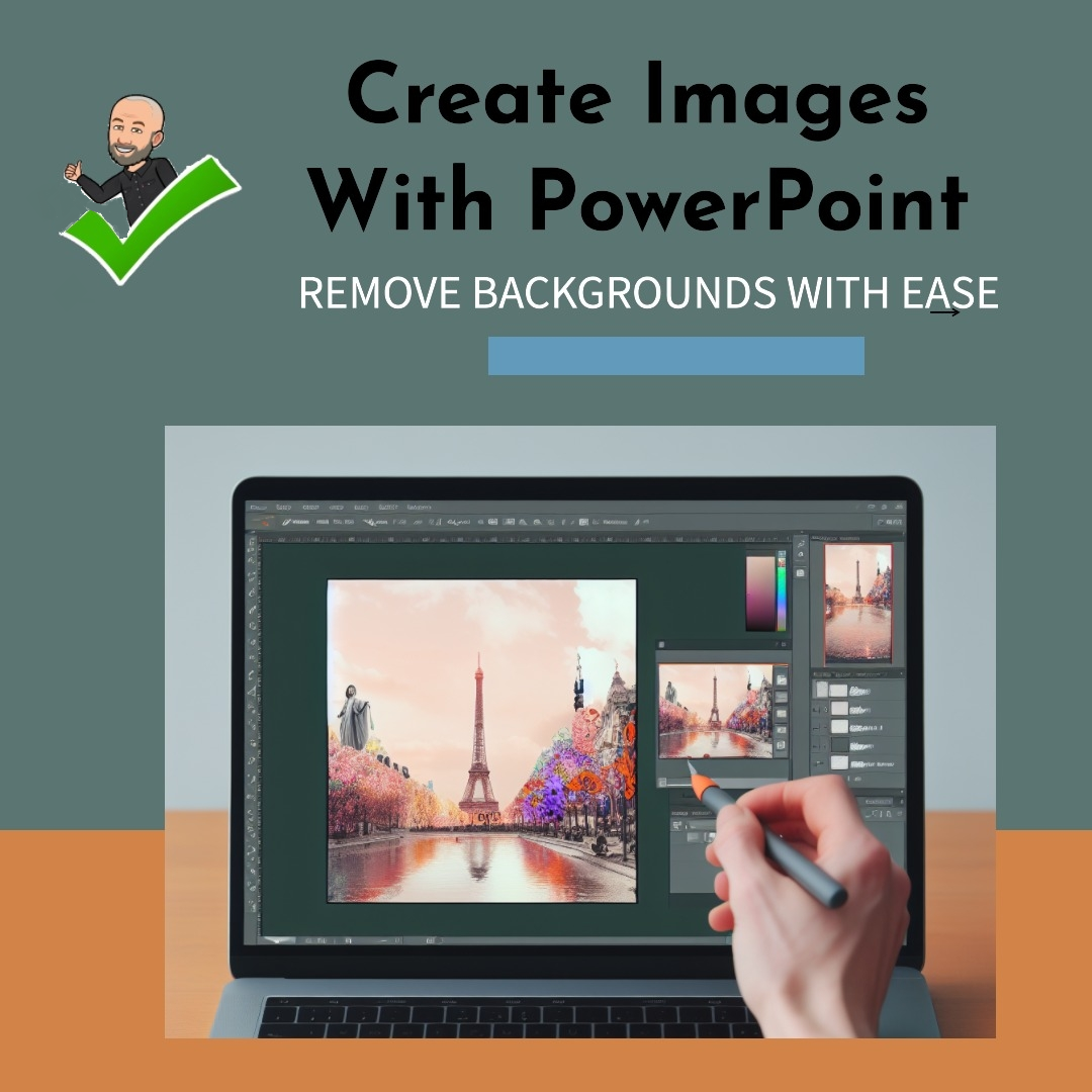 14. How to remove backgrounds in images with PowerPoint and save as a picture.